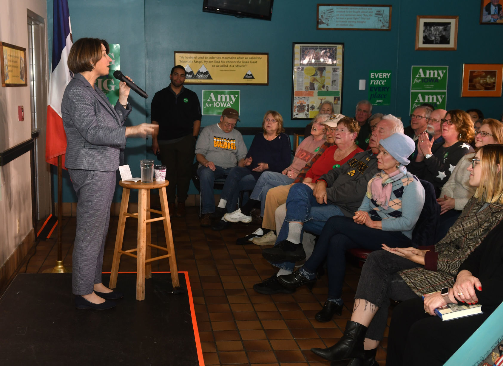 Democratic Presidential candidate Amy Klobuchar
